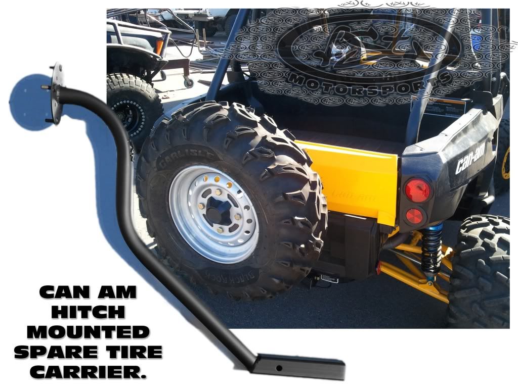 Spare tire carrier CanAm Commander Forum